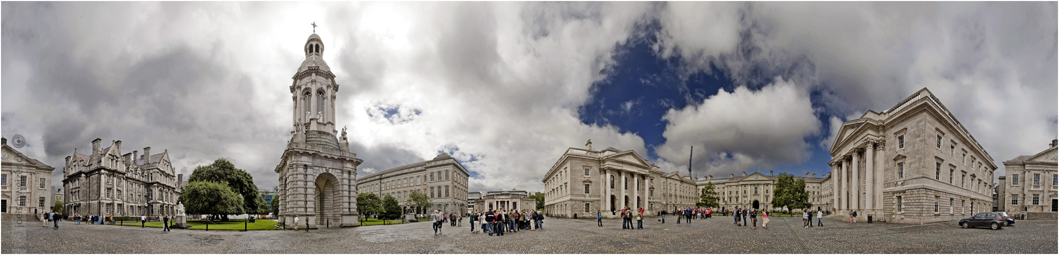 Foto Panorama Universität Dublin, Gebäude, Architektur